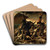The Raft of the Medusa by Thodore Gricault Art Drink Coaster set