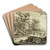 Le Pont de bois by Jan Both Art Drink Coaster set