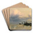 The FishermenS Return by Julius Sergius Klever Art Drink Coaster set