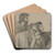 Phryn before the Judges by Jacques Louis David Art Drink Coaster set Phryn before the Judges by Jacques Louis David Art Drink Coaster set