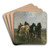 Ungarisches Fuhrwerk by Otto von Thoren Art Drink Coaster set
