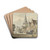 Gezicht in het dorp Harmelen by Jan de Beijer Drink Coasters - set of 4