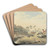 Hunting a Hog-Deer by Samuel Howitt Art Drink Coaster set