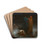 Dante and Virgil in the Ninth Circle of Hell by Gustave Dor Drink Coasters - set of 4