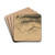 Tetyda. Szkic do ilustracji 'Iliady' Homera by Stanisaw Wyspiaski Drink Coasters - set of 4