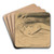 Tetyda. Szkic do ilustracji 'Iliady' Homera by Stanisaw Wyspiaski Art Drink Coaster set