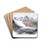 Rhne Glacier by John Singer Sargent Drink Coasters - set of 4