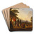 Shooting for the Beef by George Caleb Bingham Art Drink Coaster set