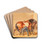 Im Pferdestall by Otto von Thoren Drink Coasters - set of 4