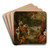 The Baptism of Christ by Jan van Balen Art Drink Coaster set