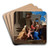 The Holy Family on the Steps by Nicolas Poussin Art Drink Coaster set The Holy Family on the Steps by Nicolas Poussin Art Drink Coaster set