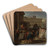Brutus Listening to the Ambassadors from the Tarquins by Louis Lafitte Art Drink Coaster set Brutus Listening to the Ambassadors from the Tarquins by Louis Lafitte Art Drink Coaster set