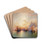 Venice; Grand Canal at Sunset by Thomas Moran Drink Coasters - set of 4