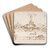 Figures Watching a Display of Fireworks at Castel Sant'Angelo, Rome by Giovanni Francesco Grimaldi Art Drink Coaster set Figures Watching a Display of Fireworks at Castel Sant'Angelo, Rome by Giovanni Francesco Grimaldi Art Drink Coaster set