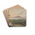 Vesuvius Across the Bay of Naples by Isaac Weld Drink Coasters - set of 4 Vesuvius Across the Bay of Naples by Isaac Weld Drink Coasters - set of 4