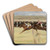 Pferderennen in den Cascinen by Max Liebermann Art Drink Coaster set