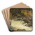 Waterfall in Hallingdal by Hans Gude Art Drink Coaster set