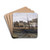 View Of Concarneau by Alexander Karlovich Beggrov Drink Coasters - set of 4 View Of Concarneau by Alexander Karlovich Beggrov Drink Coasters - set of 4