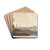 A View of Westminster Bridge, the Abbey, etc. by John William Edye Drink Coasters - set of 4