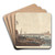 A View of Westminster Bridge, the Abbey, etc. by John William Edye Art Drink Coaster set