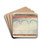Restoration Drawing - Wall Painting by Geoffrey Holt and Harry Mann Waddell Drink Coasters - set of 4 Restoration Drawing - Wall Painting by Geoffrey Holt and Harry Mann Waddell Drink Coasters - set of 4