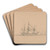 Sketch of a Ship with Ships in the Distance by Clarkson Stanfield Art Drink Coaster set Sketch of a Ship with Ships in the Distance by Clarkson Stanfield Art Drink Coaster set