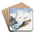 Monte Rosa from Hornli, Zermatt by John Singer Sargent Art Drink Coaster set