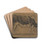AmericanOx by Constant Troyon Drink Coasters - set of 4