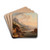 Rheinlandschaft by Christian Georg Schtz the elder Drink Coasters - set of 4
