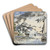 Fishing Boat by Johan Barthold Jongkind Art Drink Coaster set