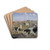 The Milking Place at Meilgrd by Theodor Philipsen Drink Coasters - set of 4 The Milking Place at Meilgrd by Theodor Philipsen Drink Coasters - set of 4