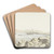 Gezicht op de haven van Luogo Vivo by Abraham-Louis-Rodolphe Ducros Art Drink Coaster set