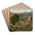 Landschaft bei Olevano by Max Wilhelm Roman Art Drink Coaster set