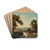 Italienische Landschaft mit Hirten by Johann Wilhelm Schirmer Drink Coasters - set of 4