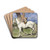 Cherub on Pegasus by Hans Thoma Drink Coasters - set of 4
