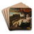 The Mystic Marriage of Saint Catherine by Workshop of Jacopo Bassano Art Drink Coaster set