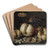 Still Life with Fruit and Shells by Balthasar van der Ast Art Drink Coaster set Still Life with Fruit and Shells by Balthasar van der Ast Art Drink Coaster set
