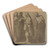 Die Phariser und die Ehebrecherin by Jacopo Palma il Giovane Art Drink Coaster set