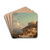 The port of Capri by Franz Richard Unterberger Drink Coasters - set of 4