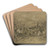 Partie aus Falkenstein im Taunus by Anton Burger Art Drink Coaster set