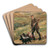 Jger in den Dnen by Max Liebermann Art Drink Coaster set