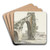 Gezicht op aquaduct en de stad Tarente by Abraham-Louis-Rodolphe Ducros Art Drink Coaster set