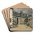 The Farmhouse by douard Vuillard Art Drink Coaster set