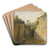 Entrance To The Grotto Of Posillipo, Naples by John Warwick Smith Art Drink Coaster set Entrance To The Grotto Of Posillipo, Naples by John Warwick Smith Art Drink Coaster set
