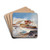 Hot Springs of Gardiner's River, Yellowstone by Thomas Moran Drink Coasters - set of 4