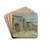 Le Trport by Louise Abbma Drink Coasters - set of 4 Le Trport by Louise Abbma Drink Coasters - set of 4
