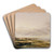 Traeth Mawr by Copley Fielding Art Drink Coaster set Traeth Mawr by Copley Fielding Art Drink Coaster set