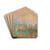 Vue De La Seine by Albert Lebourg Drink Coasters - set of 4
