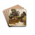 A river landscape by Josef Willroider Drink Coasters - set of 4