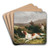 Shooting snipe by William Shayer Art Drink Coaster set